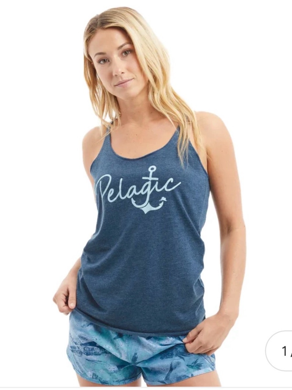 PELAGIC W'S ANCORA TANK TOP - Large
